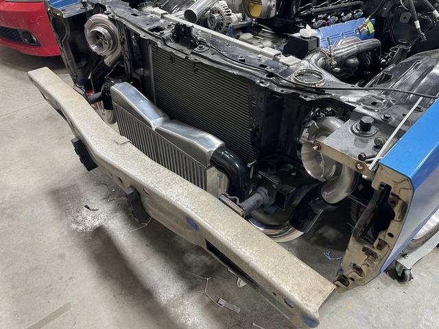Front-mount setup