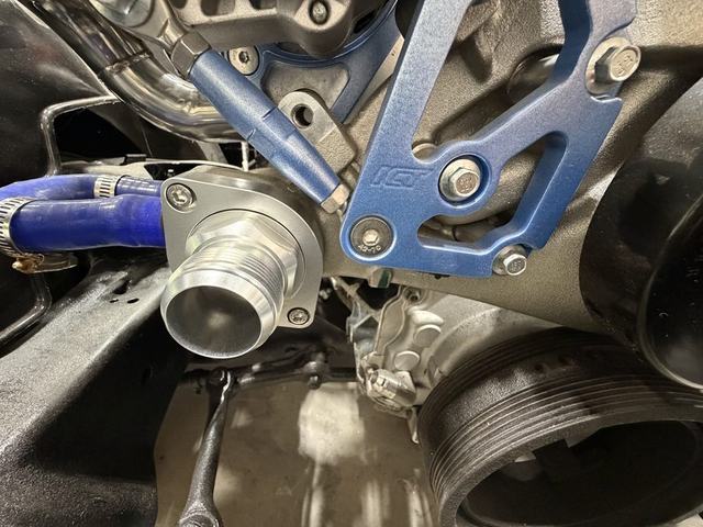 Billet water neck