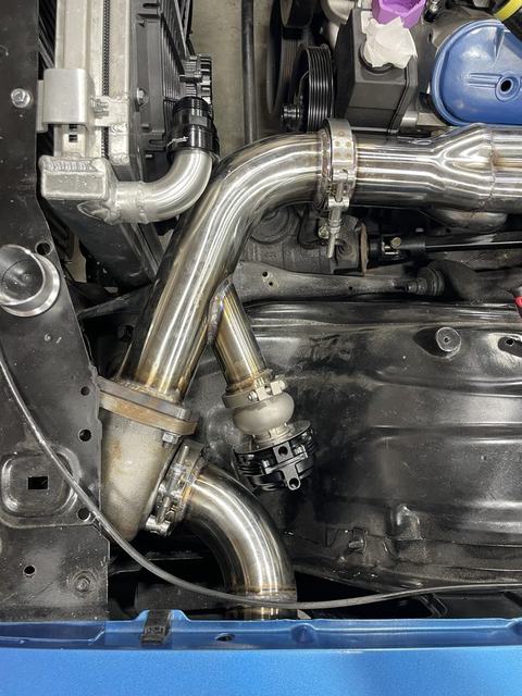 Hot side & wastegate