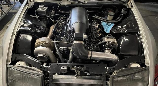 Turbo 5.3 LS engine bay